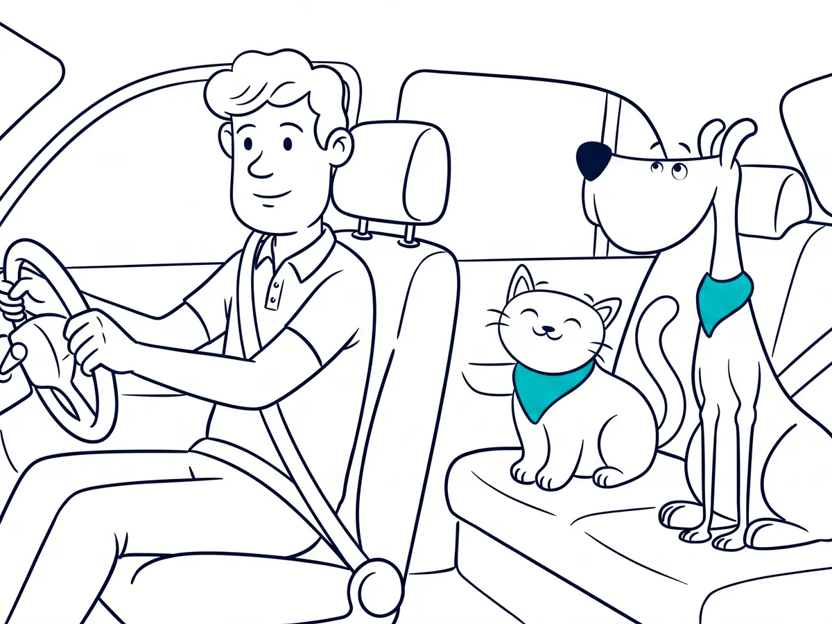 Viajar con tu perro en coche: seguridad, documentación y errores frecuentes