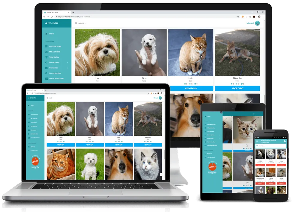 Miwuki Pet Center product view