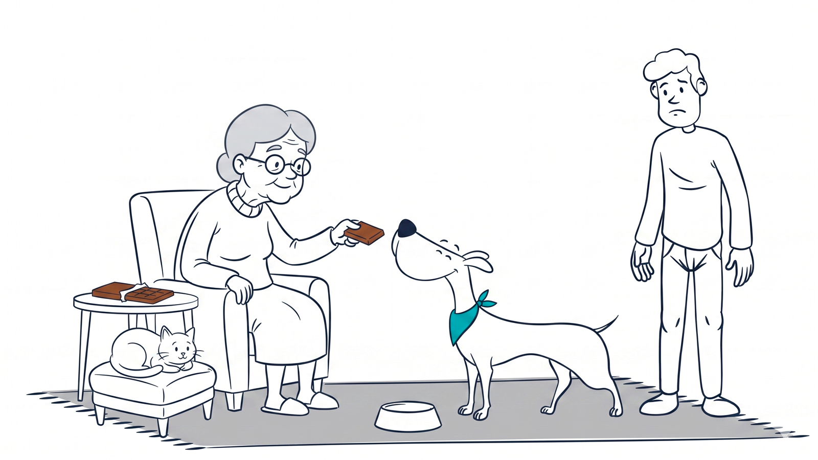 Toxic foods for dogs and cats: a practical list and what to do if they eat them