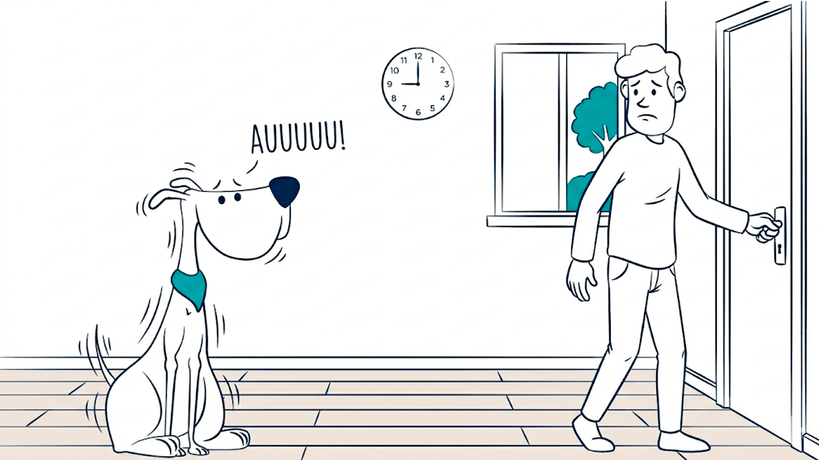 Separation anxiety in dogs: signs and a step-by-step training plan